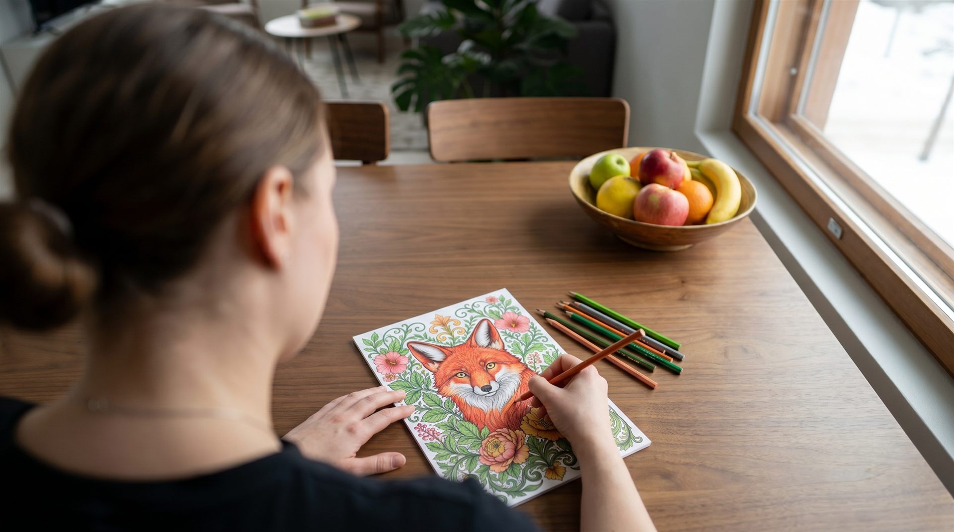 Värikynät valmiina rauhalliseen hetkeen