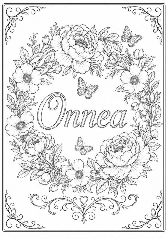 Onnea – kukkakortti aikuisille